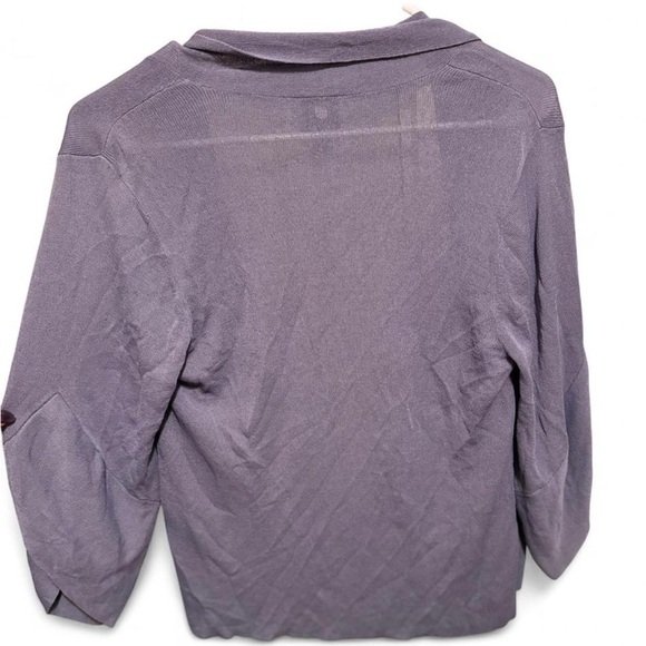 Eileen Fisher Women's blue Grey Cardigan - Picture 3 of 5